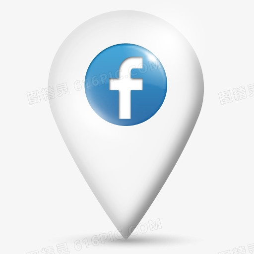 脸谱网地图Facebook的图标