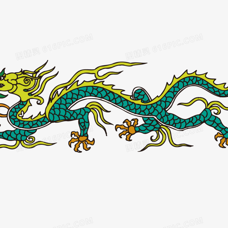 中国龙素材