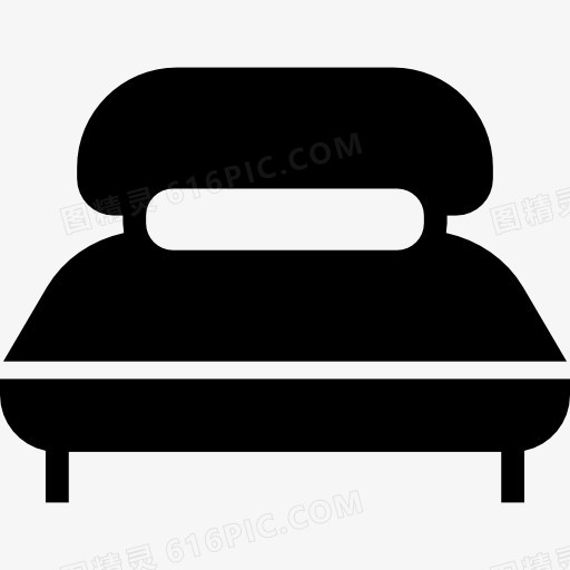 大床和Long Pillow 图标