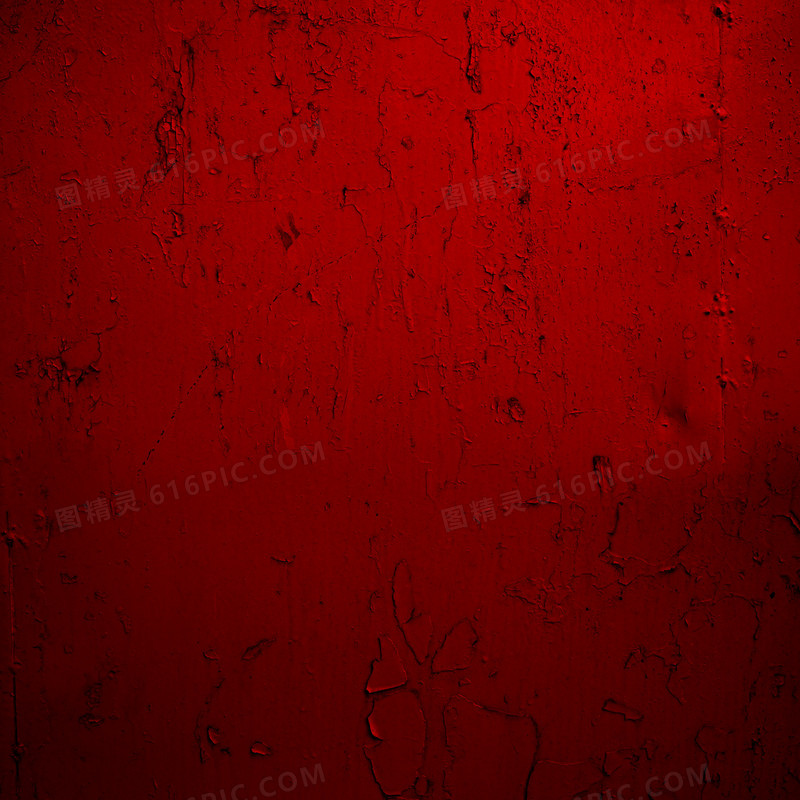 复古红色油漆墙皮背景