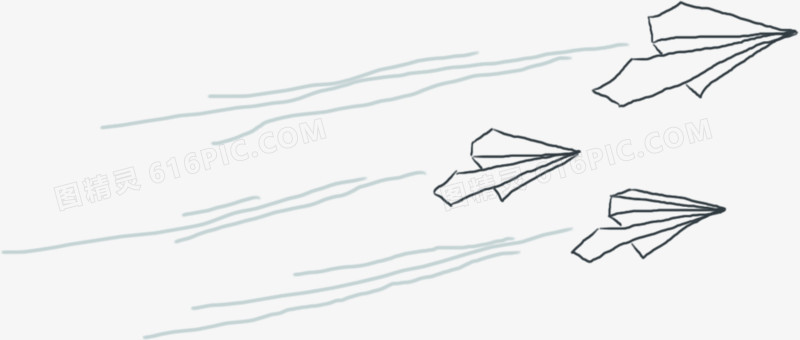 手绘纸飞机创意设计