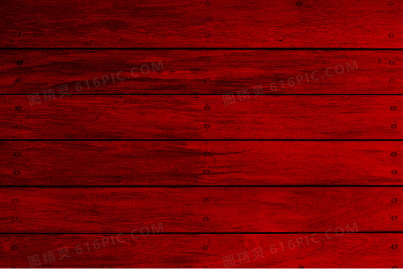 刷红漆的木板背景