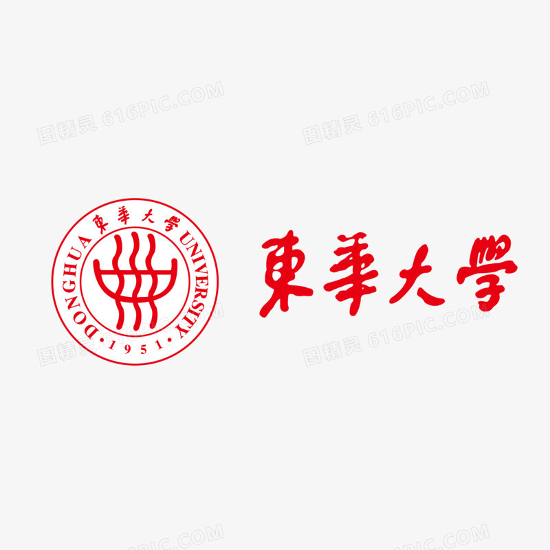 东华大学矢量标志