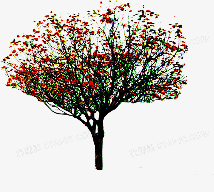创意高清摄影合成梅花树