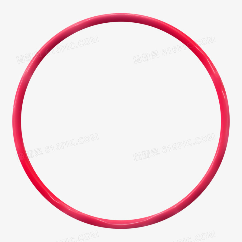漂亮红色圆环