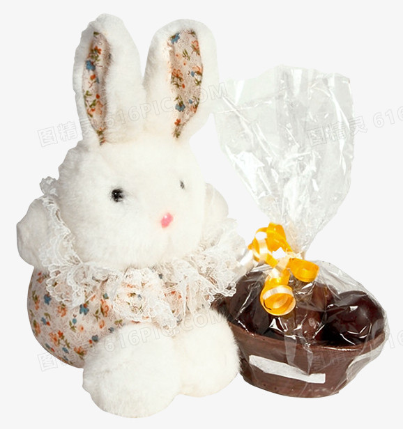 兔子布偶巧克力礼物