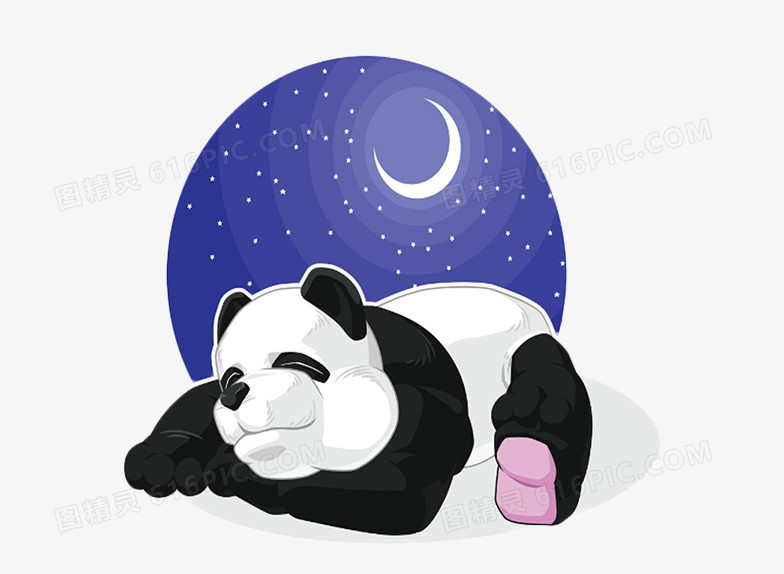 免抠素材熊猫图片