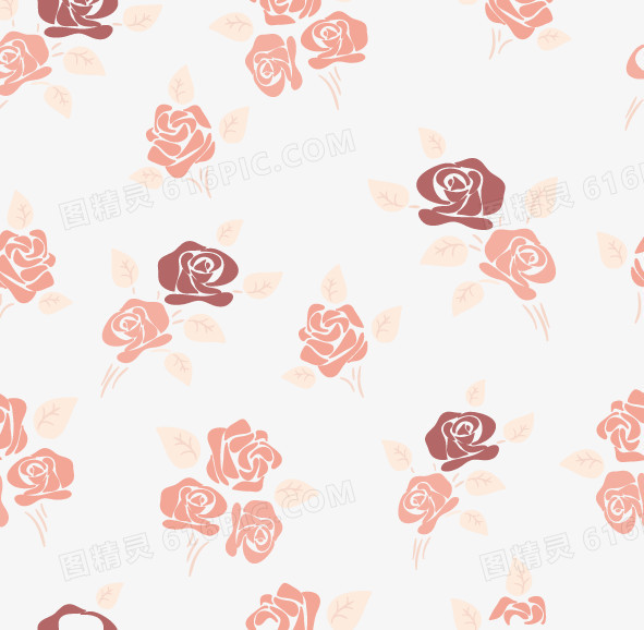 玫瑰花纹壁纸背景
