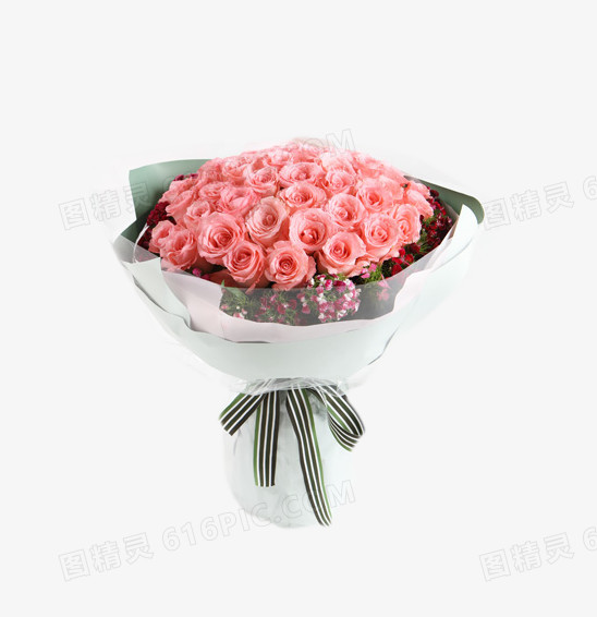 戴安娜粉玫瑰50枝花束
