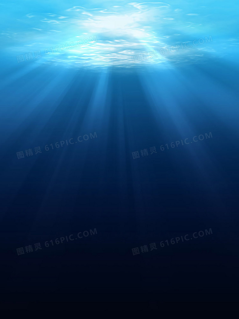 海底照射的阳光图片[高清图片