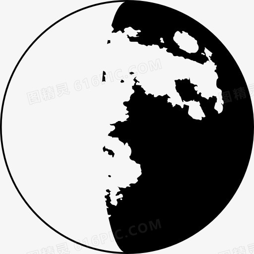 月亮相位符号图标