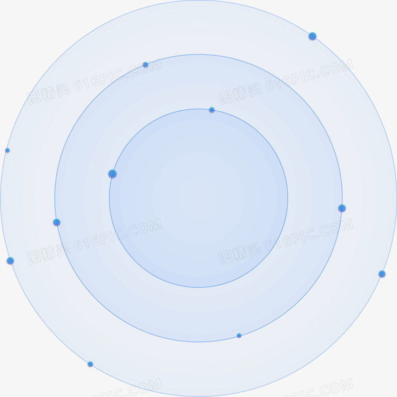 科技圆圈蓝色圆圈
