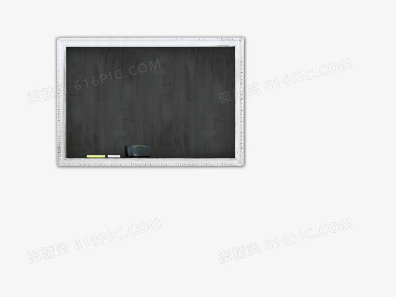 带粉笔刷的小黑板，教育，学校
