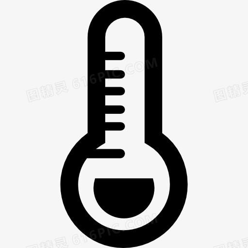 温度计医疗发热温度控制工具图标