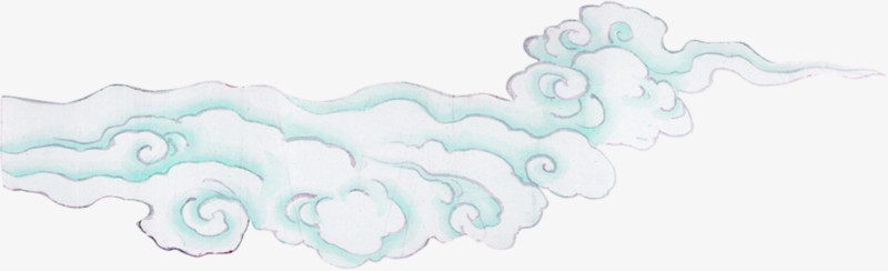 古代手绘云纹祥云设计