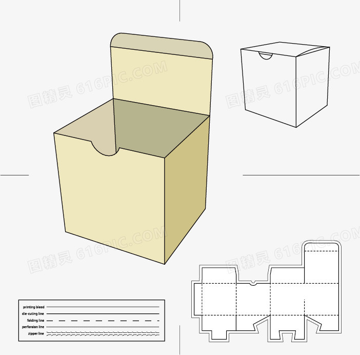 纸箱纸盒设计素材