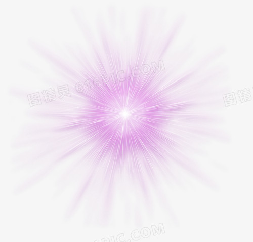 紫色烟花素材
