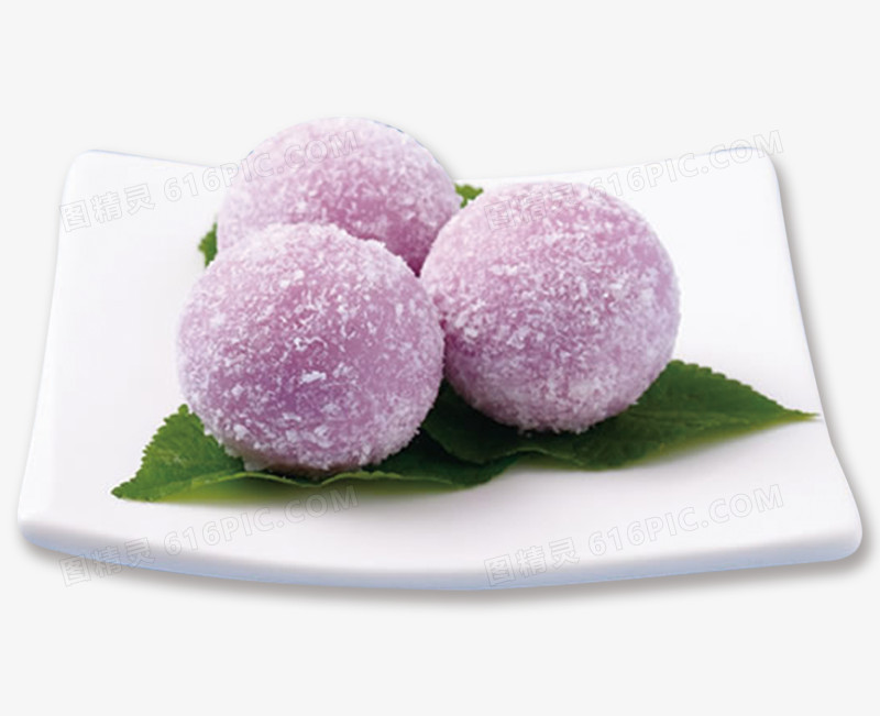 美味紫薯球