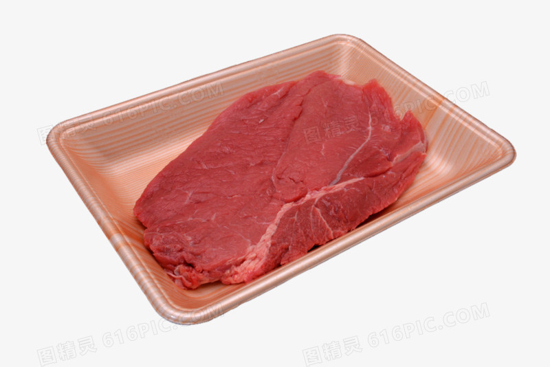 生鲜牛后腿肉矢量
