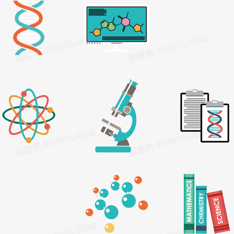 科学实验元素