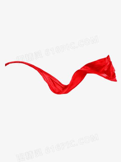 红色漂浮丝带