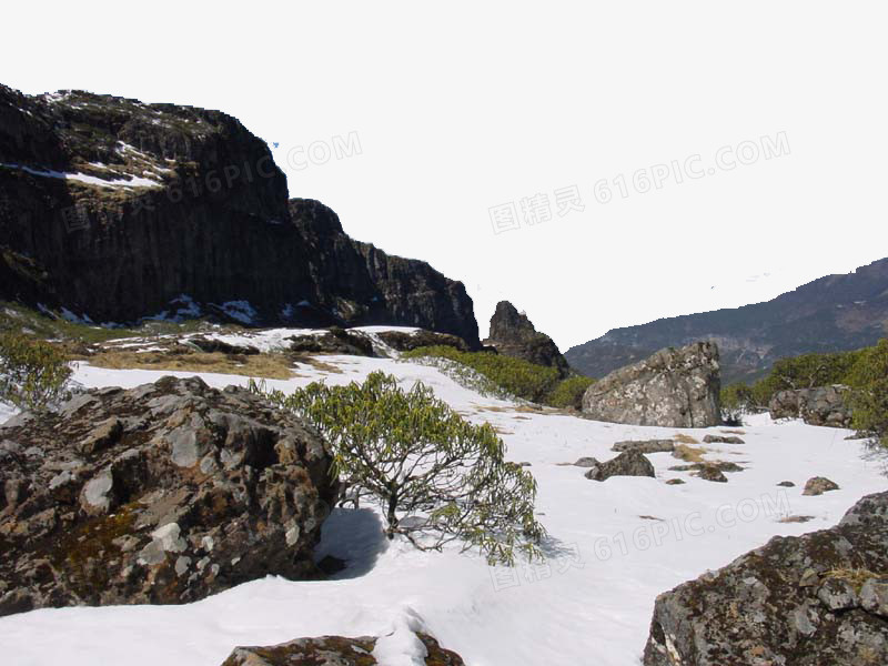 雪山美景