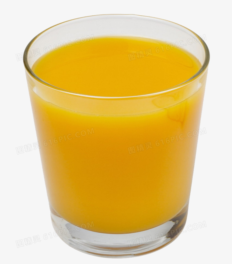 手绘饮料素材手绘 橙汁