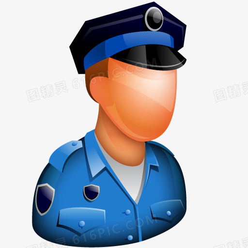 警卫警官警察警官警务人员警察保护安全盾免费大老板图标集