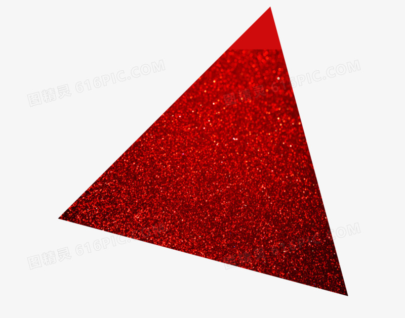 红色扁平元素