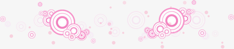中国风粉色圆环边框素材