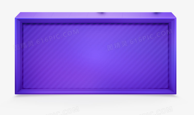 紫色亮光设计盒子
