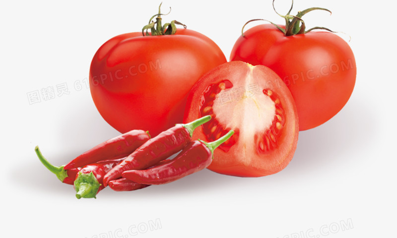 西红柿 辣椒 鲜果类 红椒 尖椒 番茄