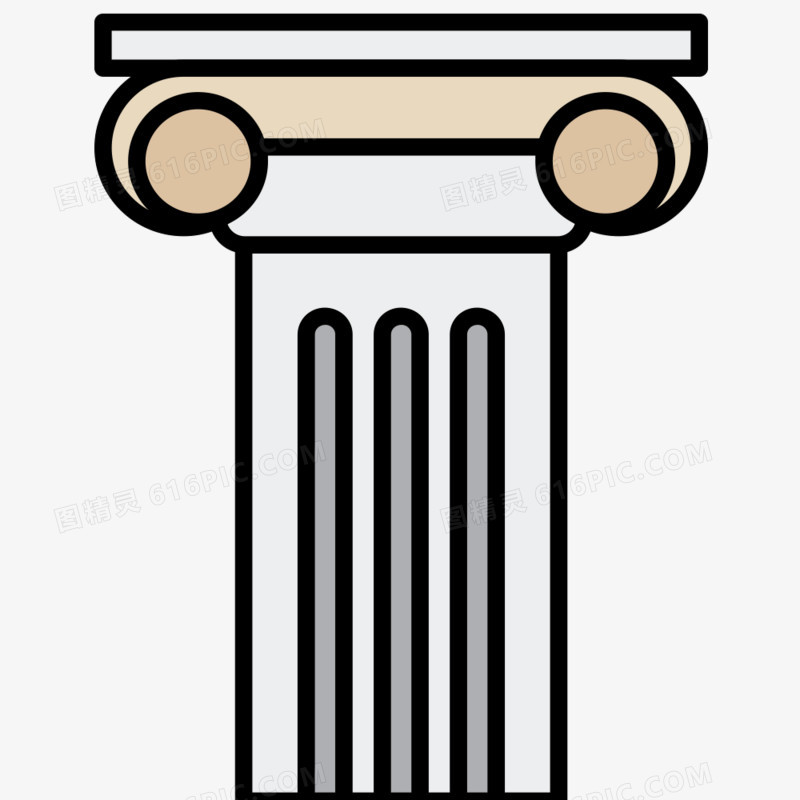 罗马柱子素材