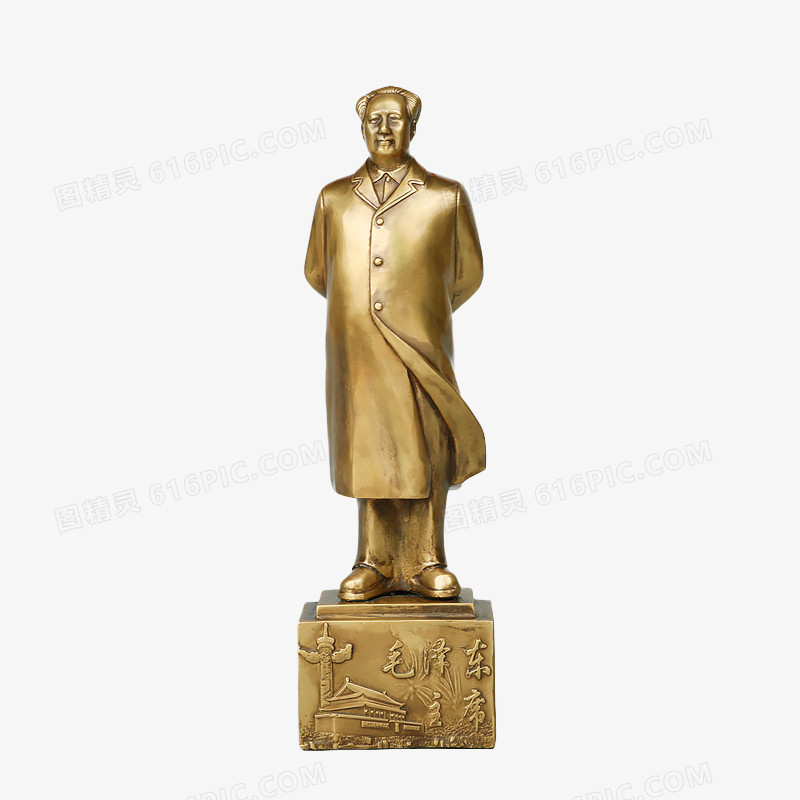 毛泽东头像铜像伟人铜像
