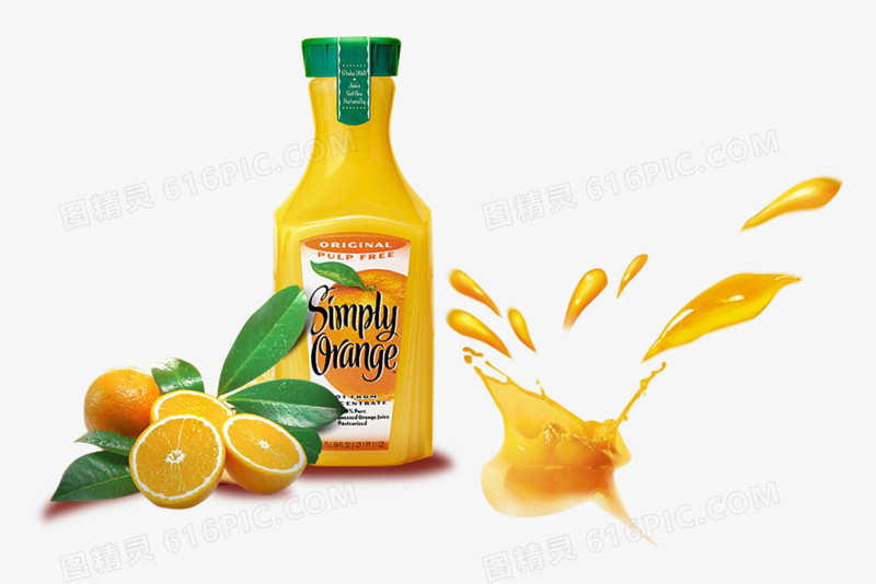 鲜榨橙汁广告