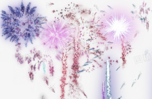 烟花透明背景png素材