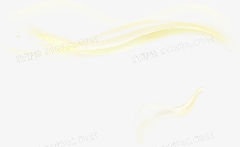 手绘梦幻黄色光效