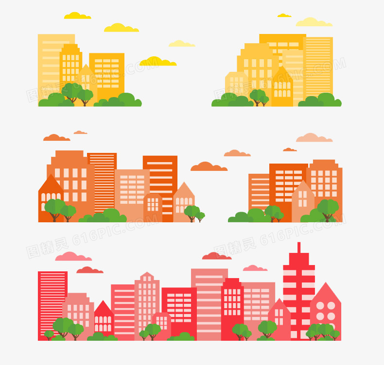 扁平化房屋建筑
