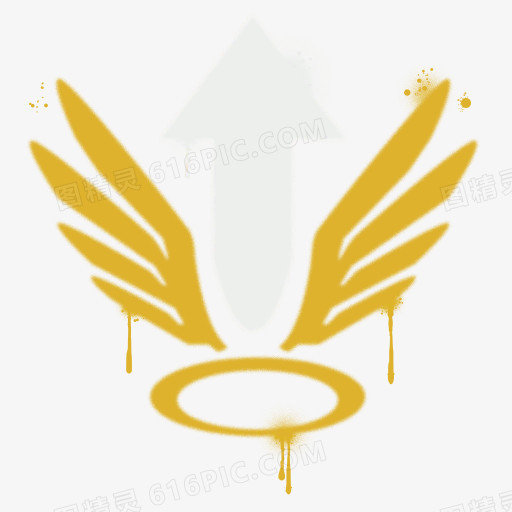效果翅膀和光环