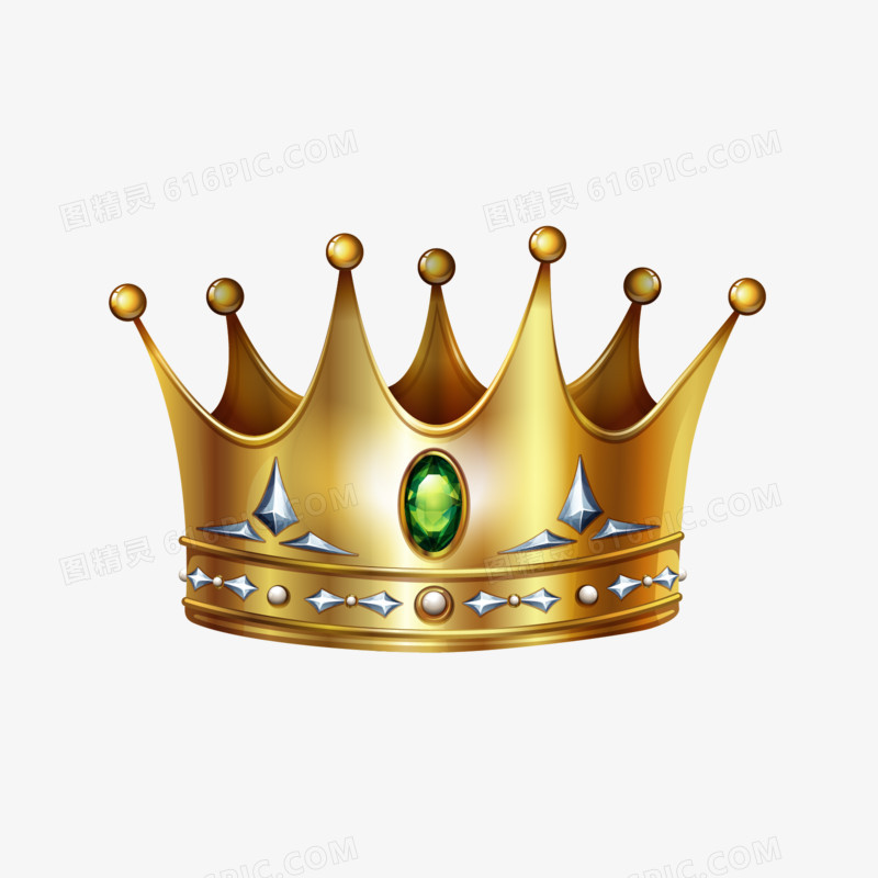 国王王冠设计矢量图片