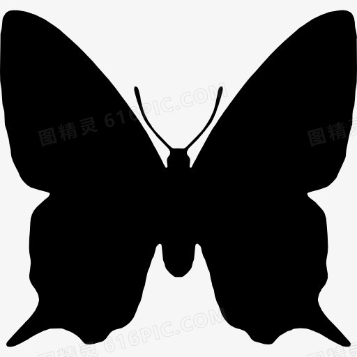 蝴蝶昆虫动物形状图标