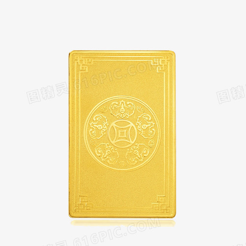 周生生投资金片Au999.9黄金禄字金片(金条)50克88393D50二