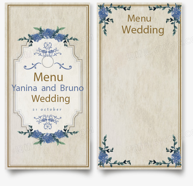 婚宴菜单设计 背景图图片
