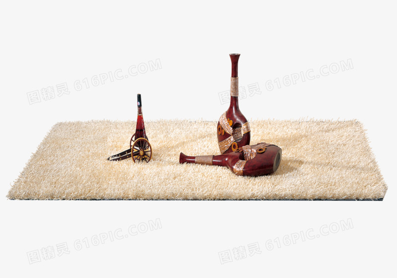 淡雅欧式地毯免费图片