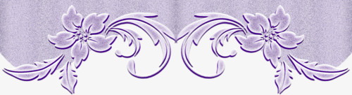 紫色古风边框素材