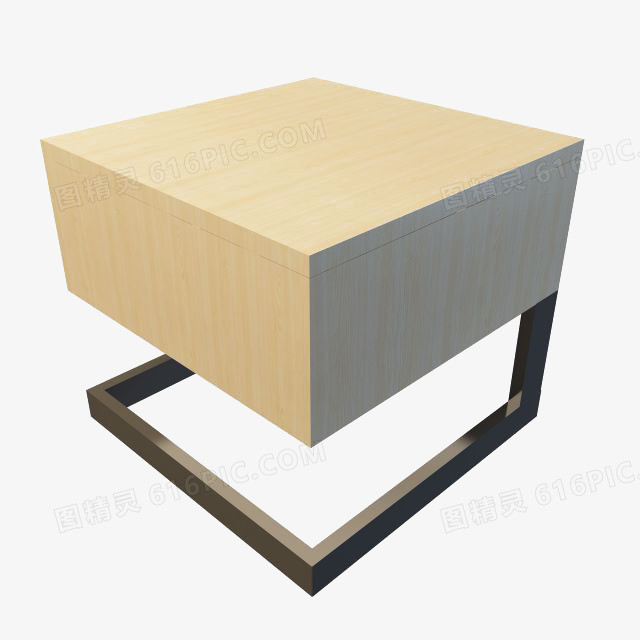 床头柜3D模型