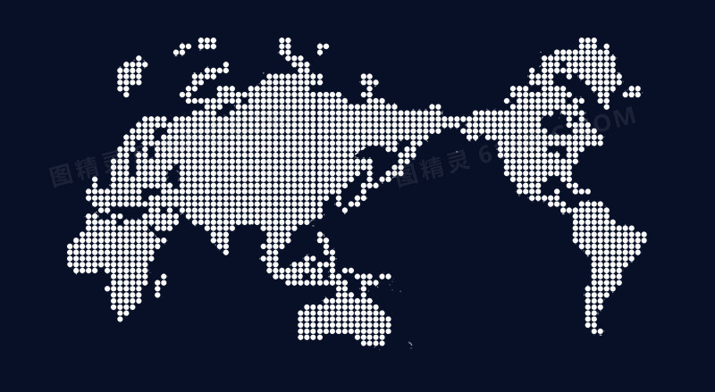 科技商务世界地图背景