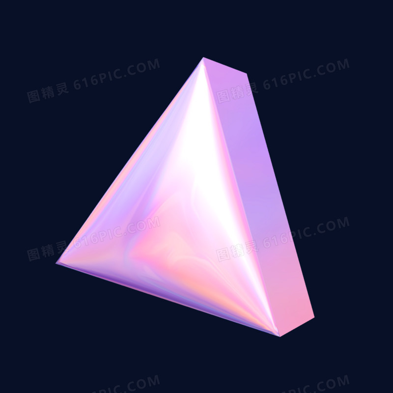 酸性立体三角形元素设计