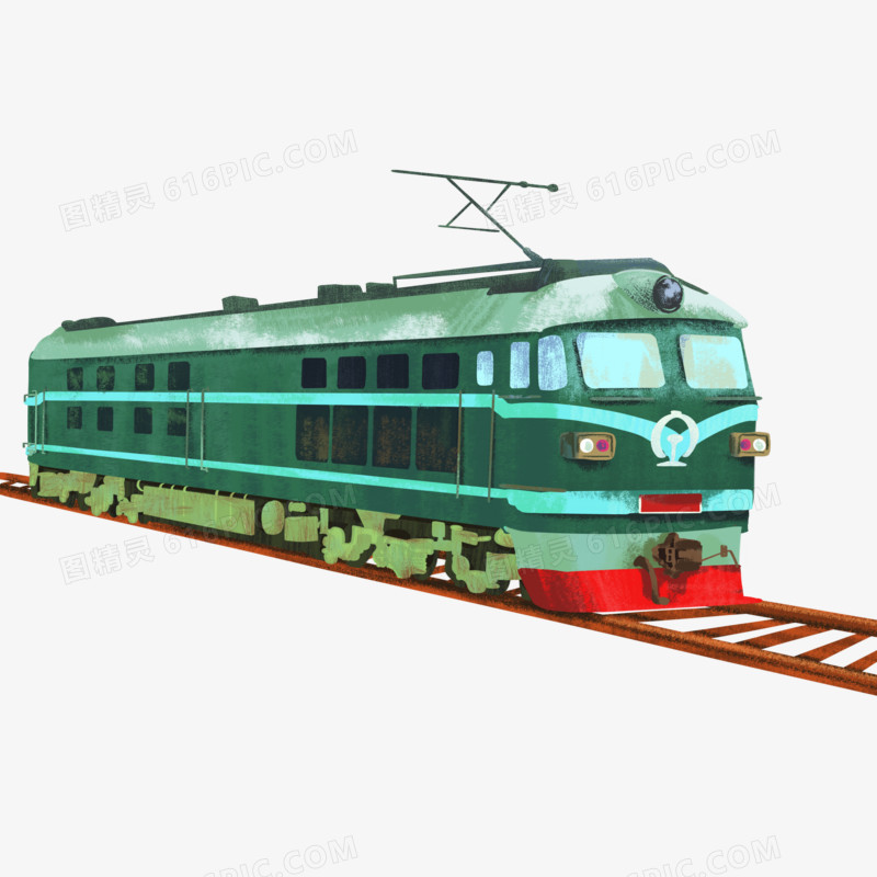 绿皮火车画法图片