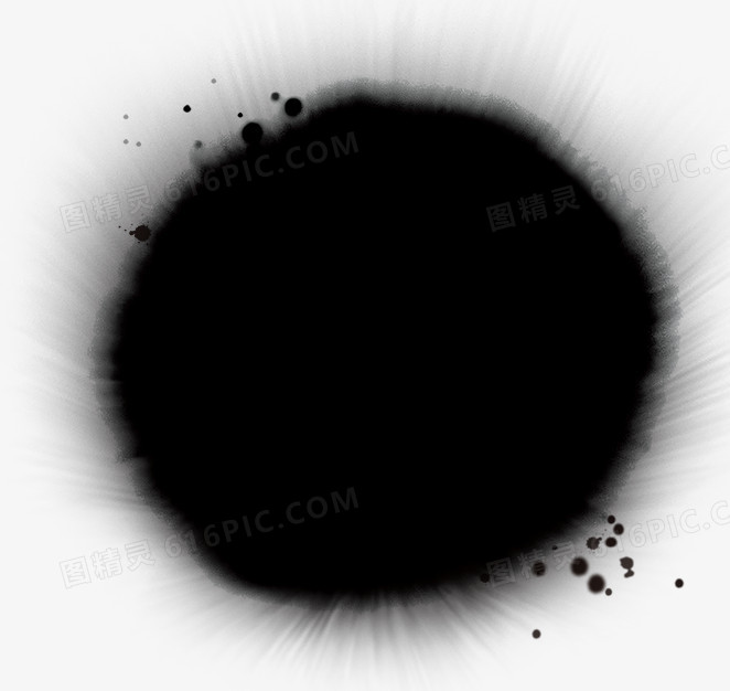 古典矢量图古典素描  墨迹黑色圆点